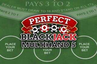 Perfect Blackjack Multihand 5